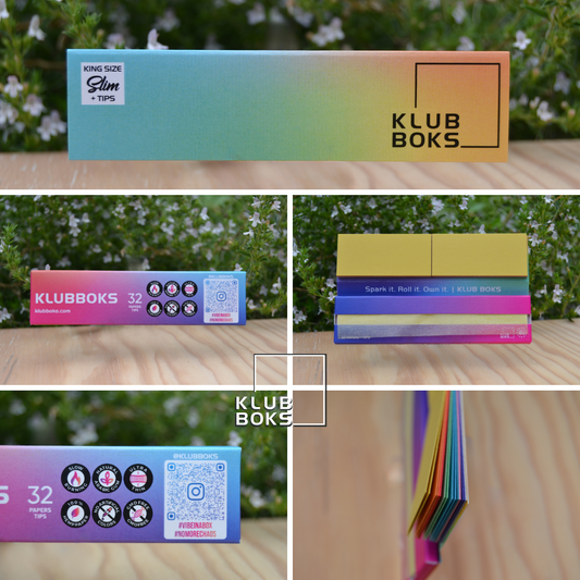 KLUBBOKS King Size Slim + TIPS - Rolling Paper